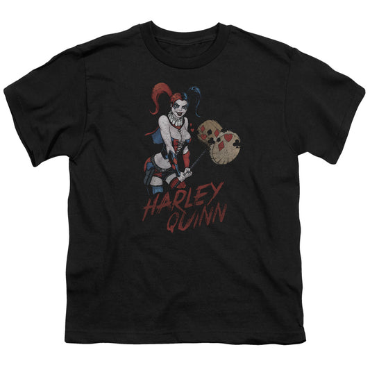 Justice League Harley Hammer Kids Youth T Shirt Black