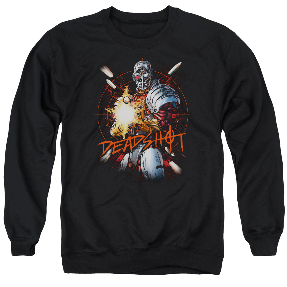 Justice League Deadshot Mens Crewneck Sweatshirt Black