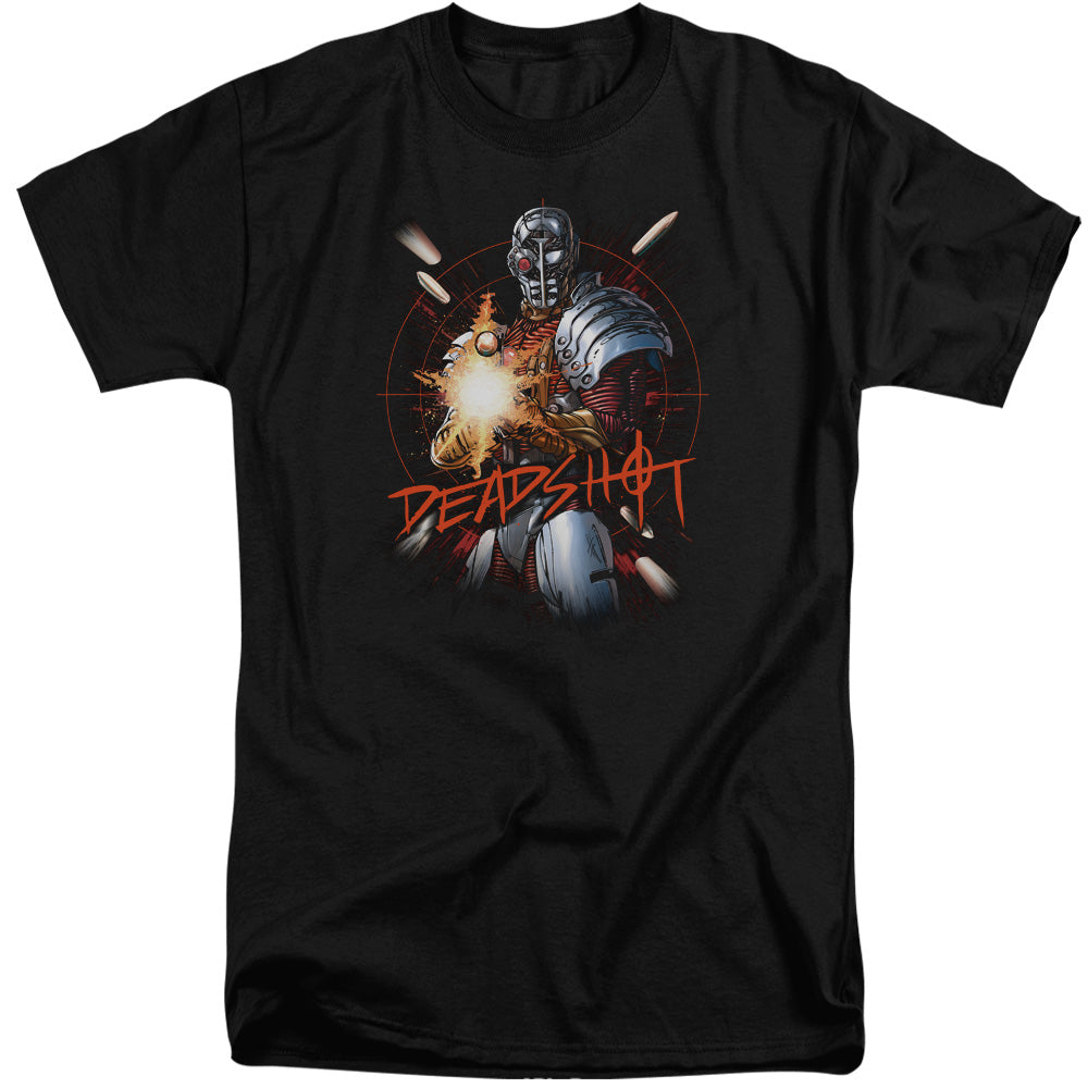 Justice League Of America Deadshot Mens Tall T Shirt Black Officially Licensed