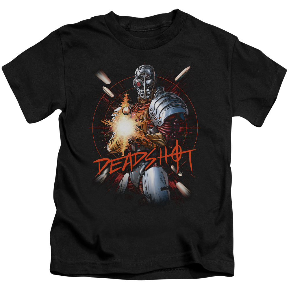 Justice League Deadshot Juvenile Kids Youth T Shirt Black