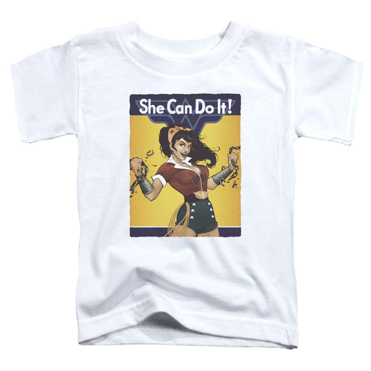 Justice League Wonder Bombshell Toddler Kids Youth T Shirt White