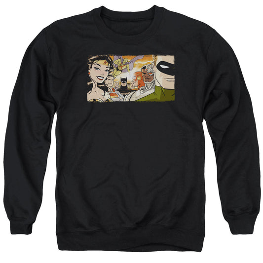 Justice League Cinematic League Mens Crewneck Sweatshirt Black