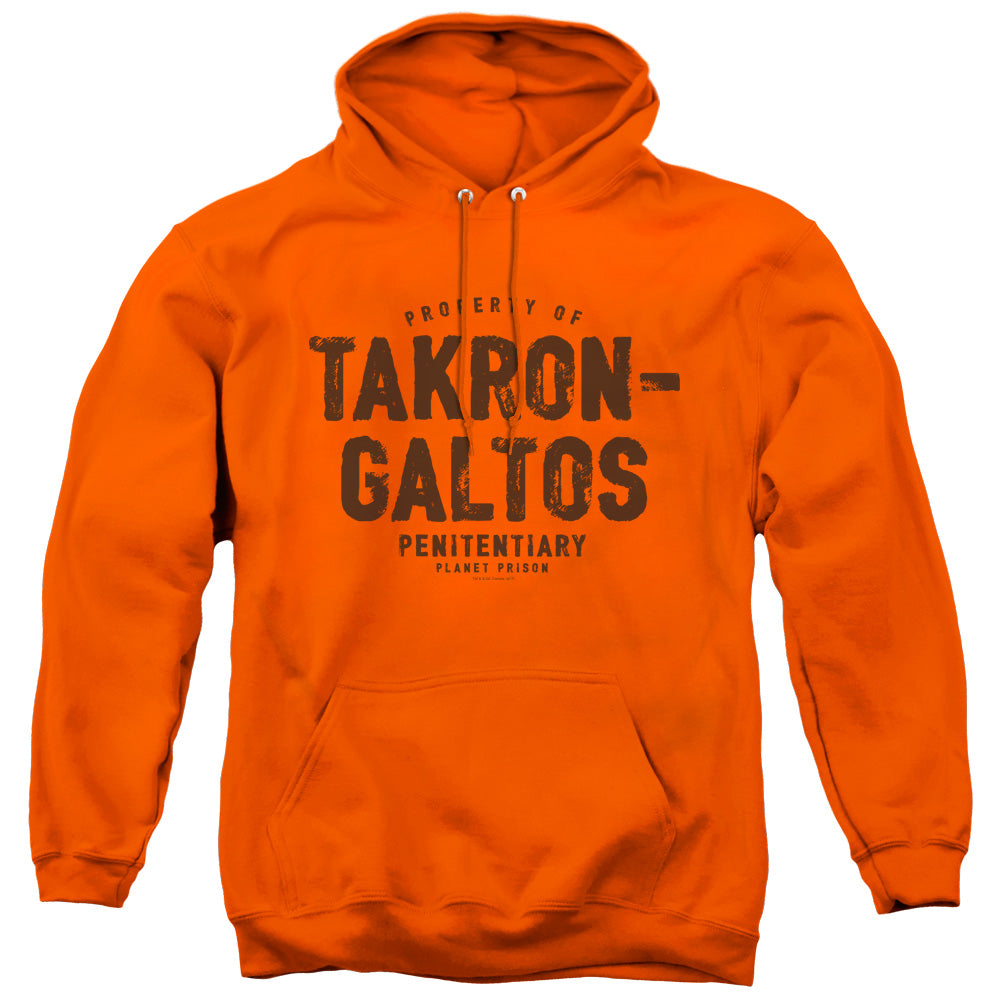 Justice League Takron Galtos Mens Hoodie Orange