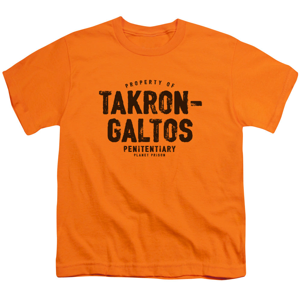 Justice League Takron Galtos Kids Youth T Shirt Orange