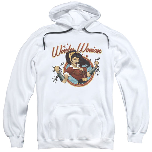 Justice League Wonder Break Mens Hoodie White