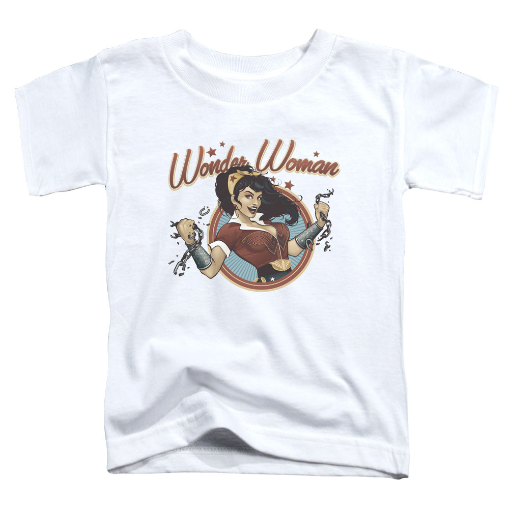 Justice League Wonder Break Toddler Kids Youth T Shirt White