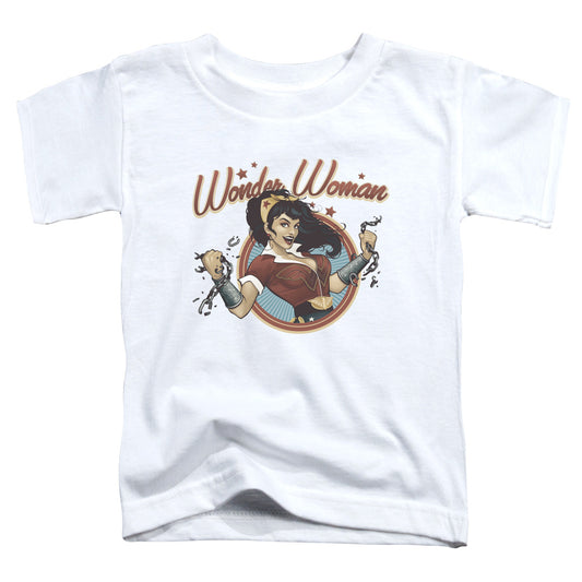 Justice League Wonder Break Toddler Kids Youth T Shirt White