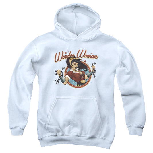Justice League Wonder Break Kids Youth Hoodie White