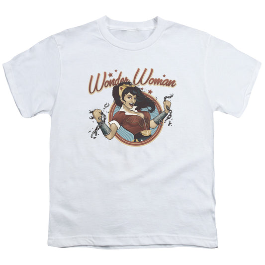 Justice League Wonder Break Kids Youth T Shirt White