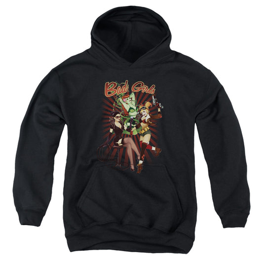Justice League Bad Girls Kids Youth Hoodie Black