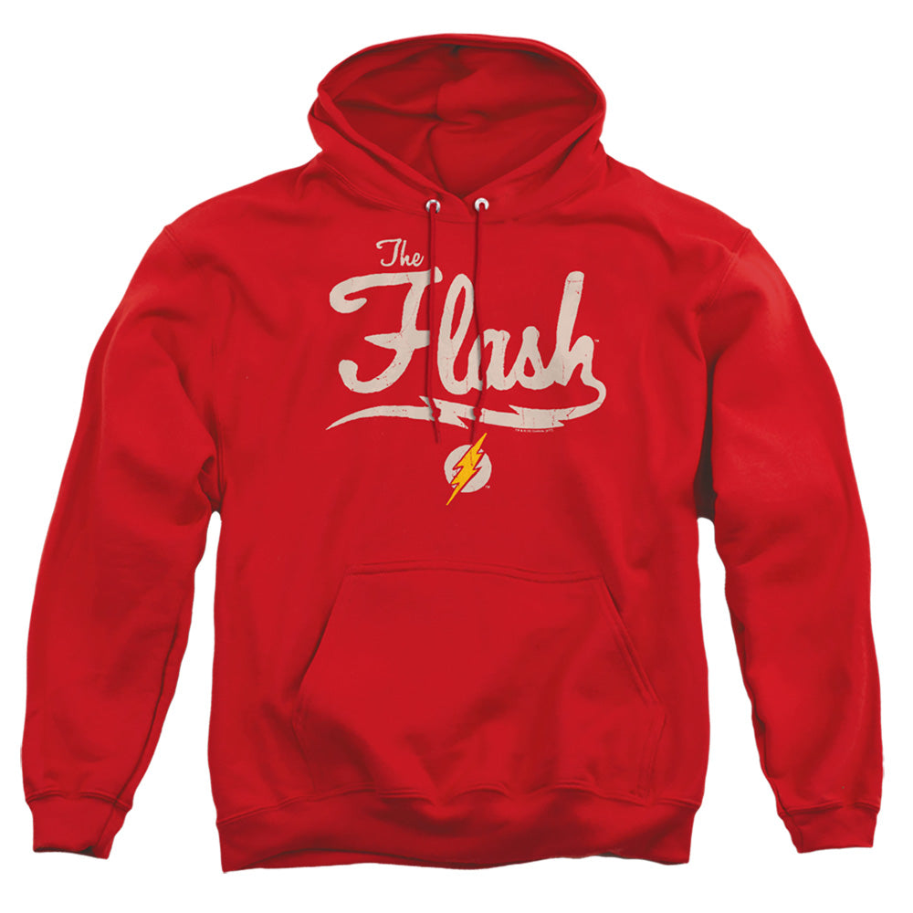 Jla Old School Flash Mens Hoodie Red