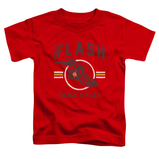 Justice League Track and Field Toddler Kids Youth T Shirt Red
