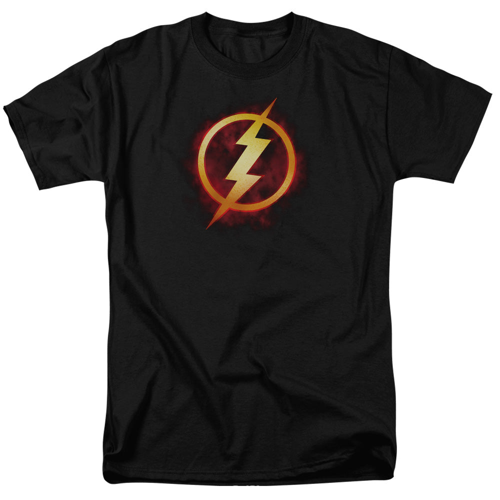 Jla Flash Title Mens T Shirt Black