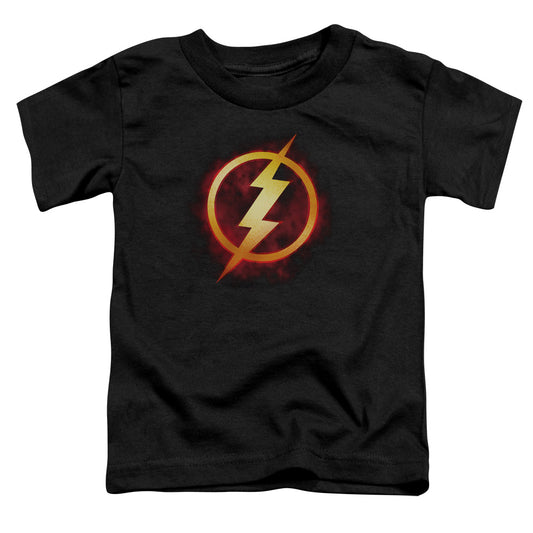 Justice League Flash Title Toddler Kids Youth T Shirt Black