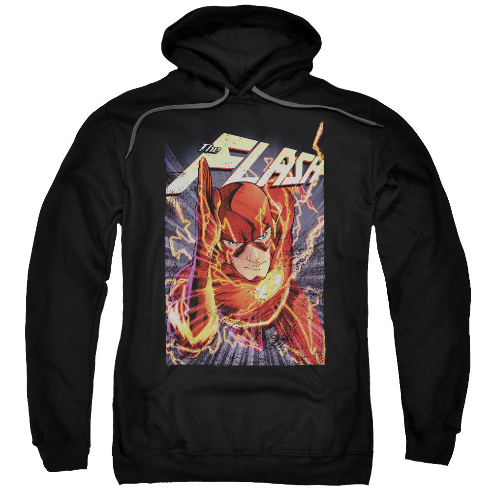 Justice League Flash One Mens Hoodie Black