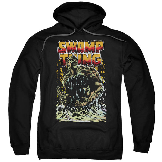 Justice League Swamp Thing Mens Hoodie Black