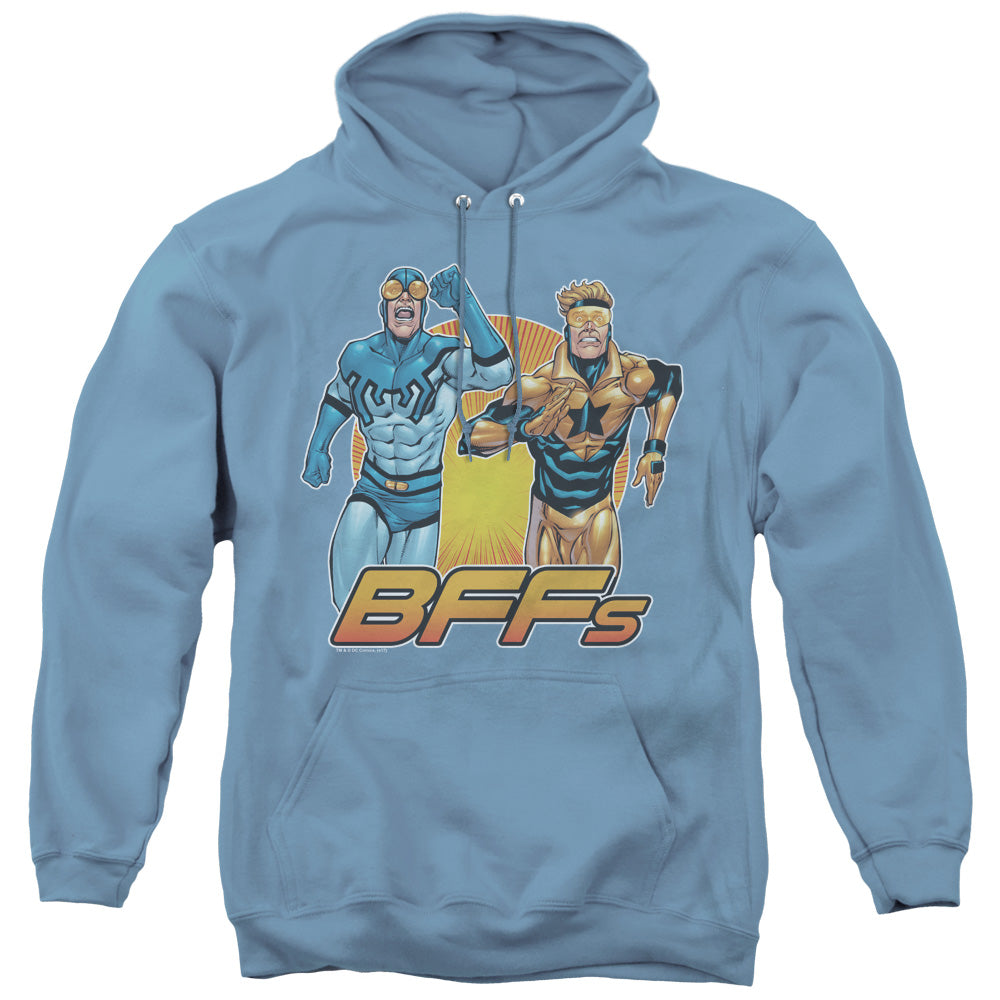 Justice League Booster Beetle Bff Mens Hoodie Carolina Blue