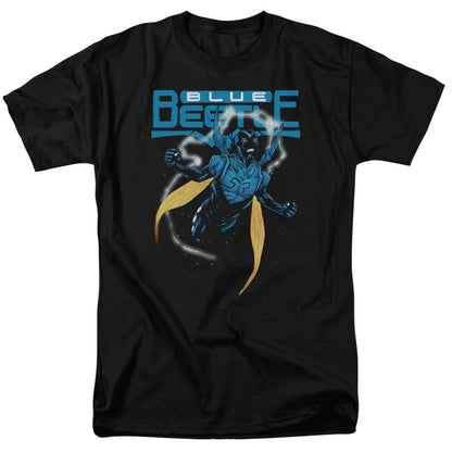 Justice League Of America Blue Beetle Mens T Shirt Black Officially Licensed