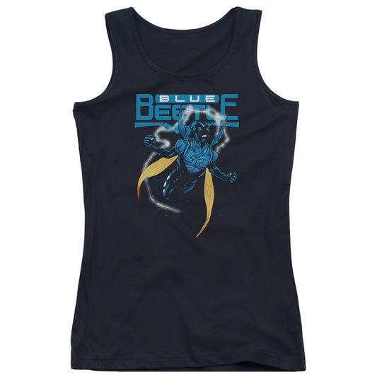 Justice League Blue Beetle Womens Tank Top Shirt Black