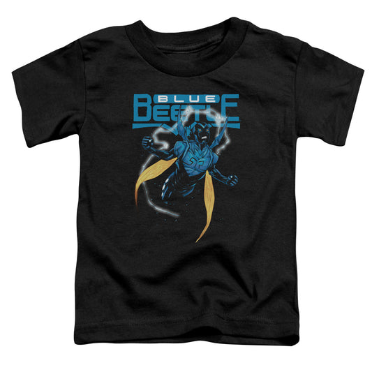 Justice League Blue Beetle Toddler Kids Youth T Shirt Black