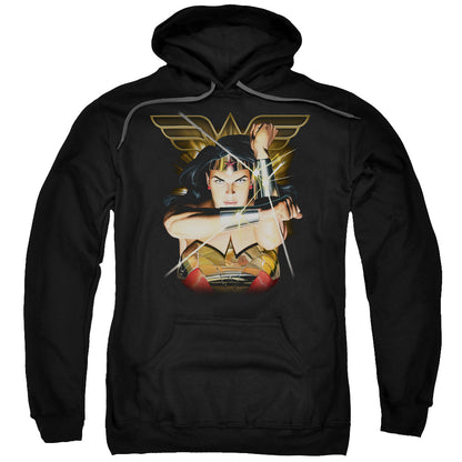 Justice League Deflection Mens Hoodie Black