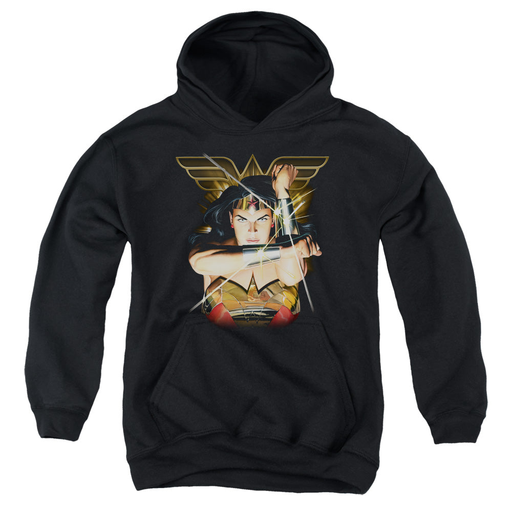 Justice League Deflection Kids Youth Hoodie Black