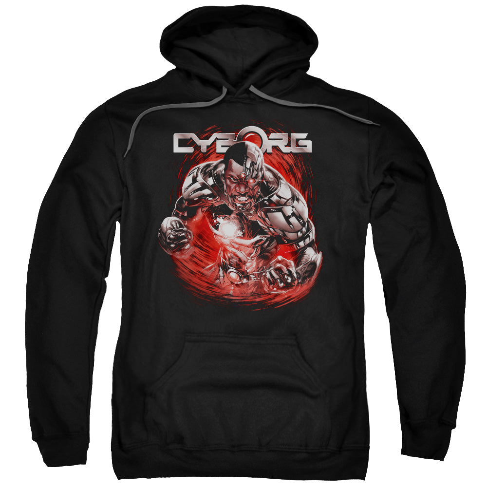 Justice League Engaged Mens Hoodie Black