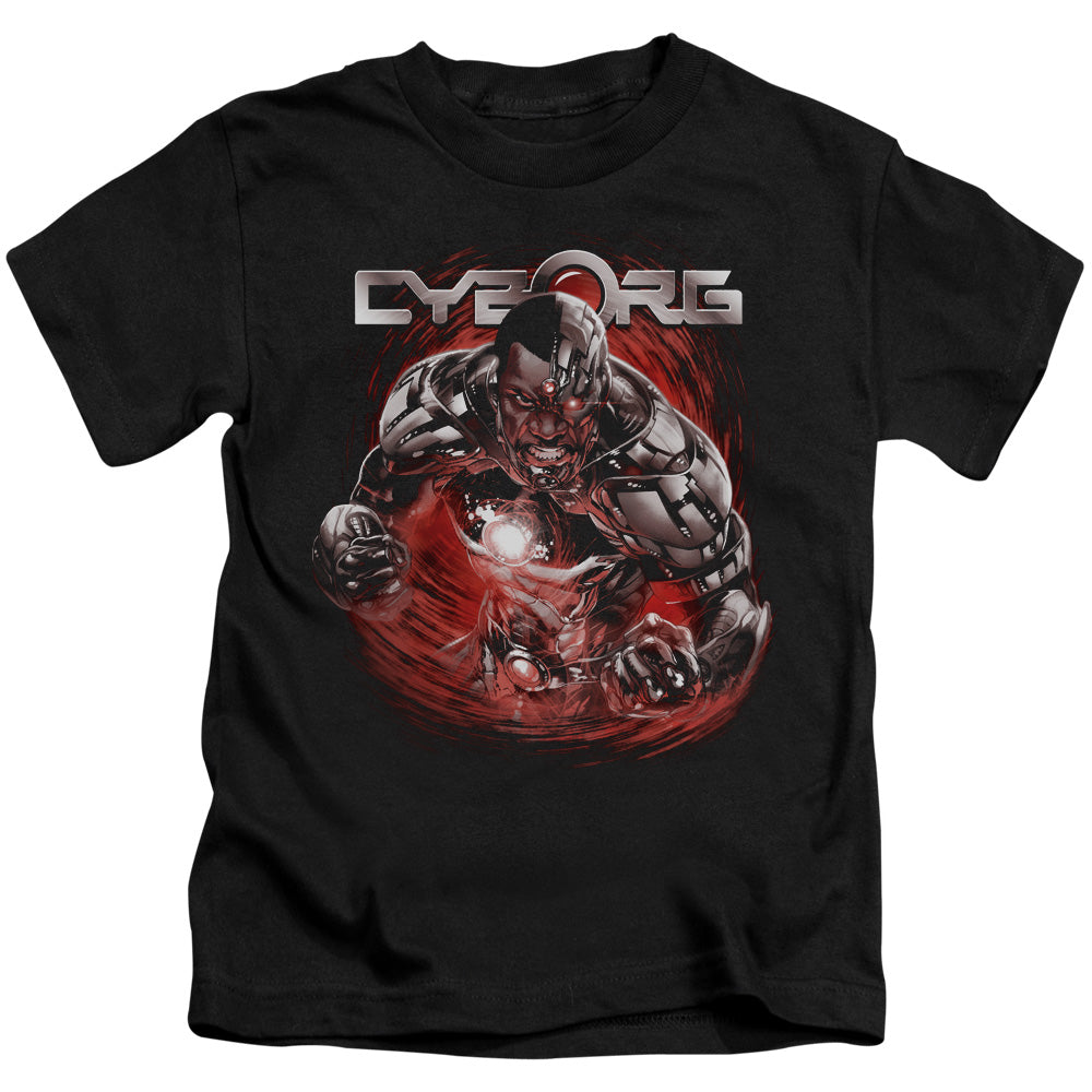 Justice League Engaged Juvenile Kids Youth T Shirt Black