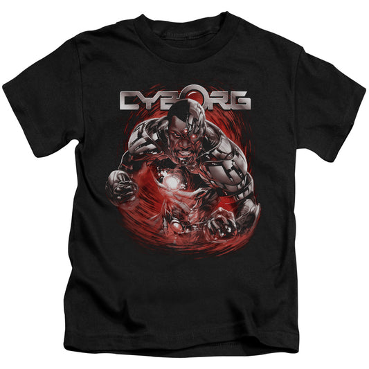 Justice League Engaged Juvenile Kids Youth T Shirt Black