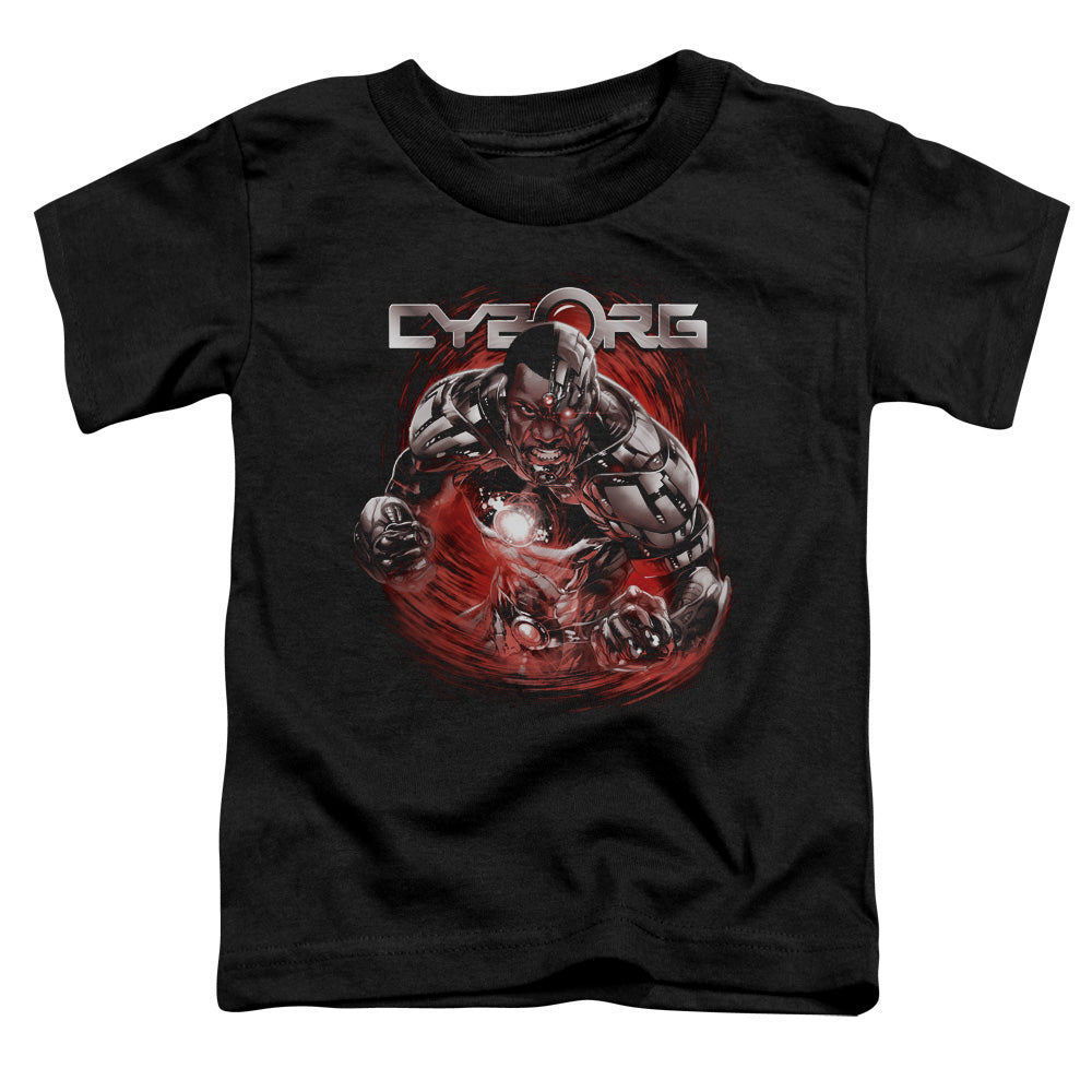 Justice League Engaged Toddler Kids Youth T Shirt Black