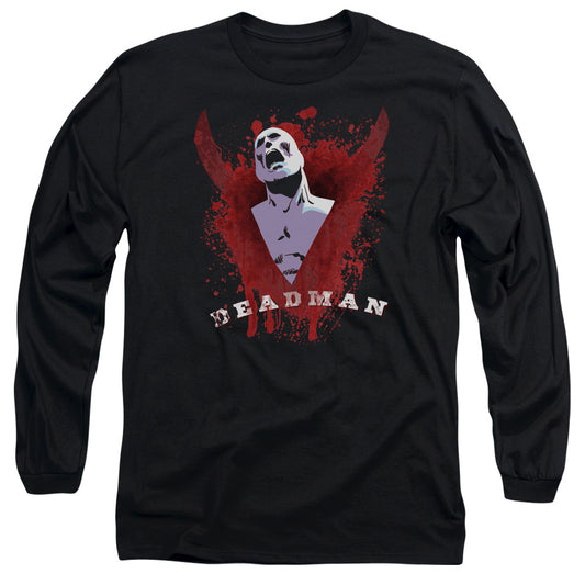 Justice League Possession Mens Long Sleeve Shirt Black