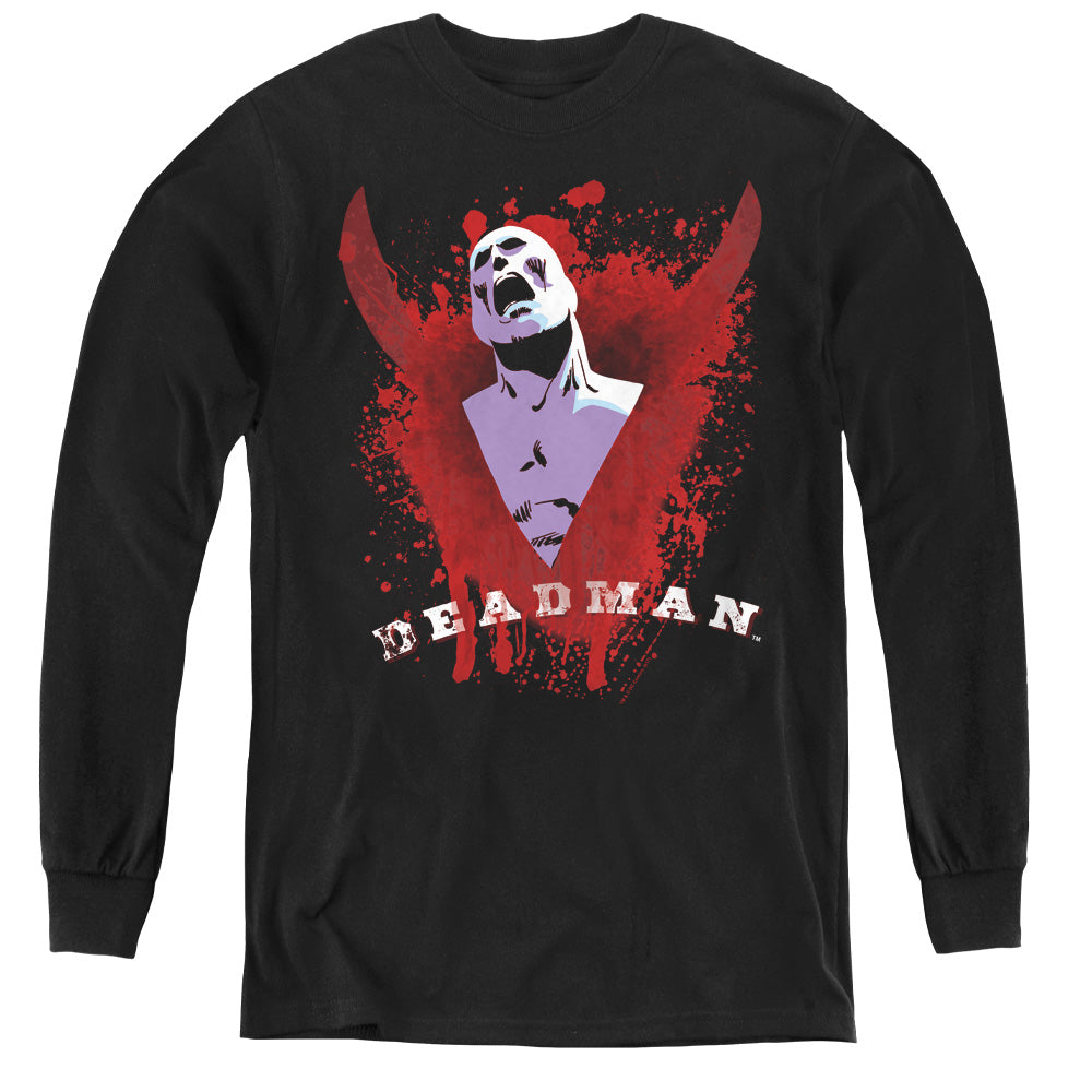 Justice League Possession Long Sleeve Kids Youth T Shirt Black