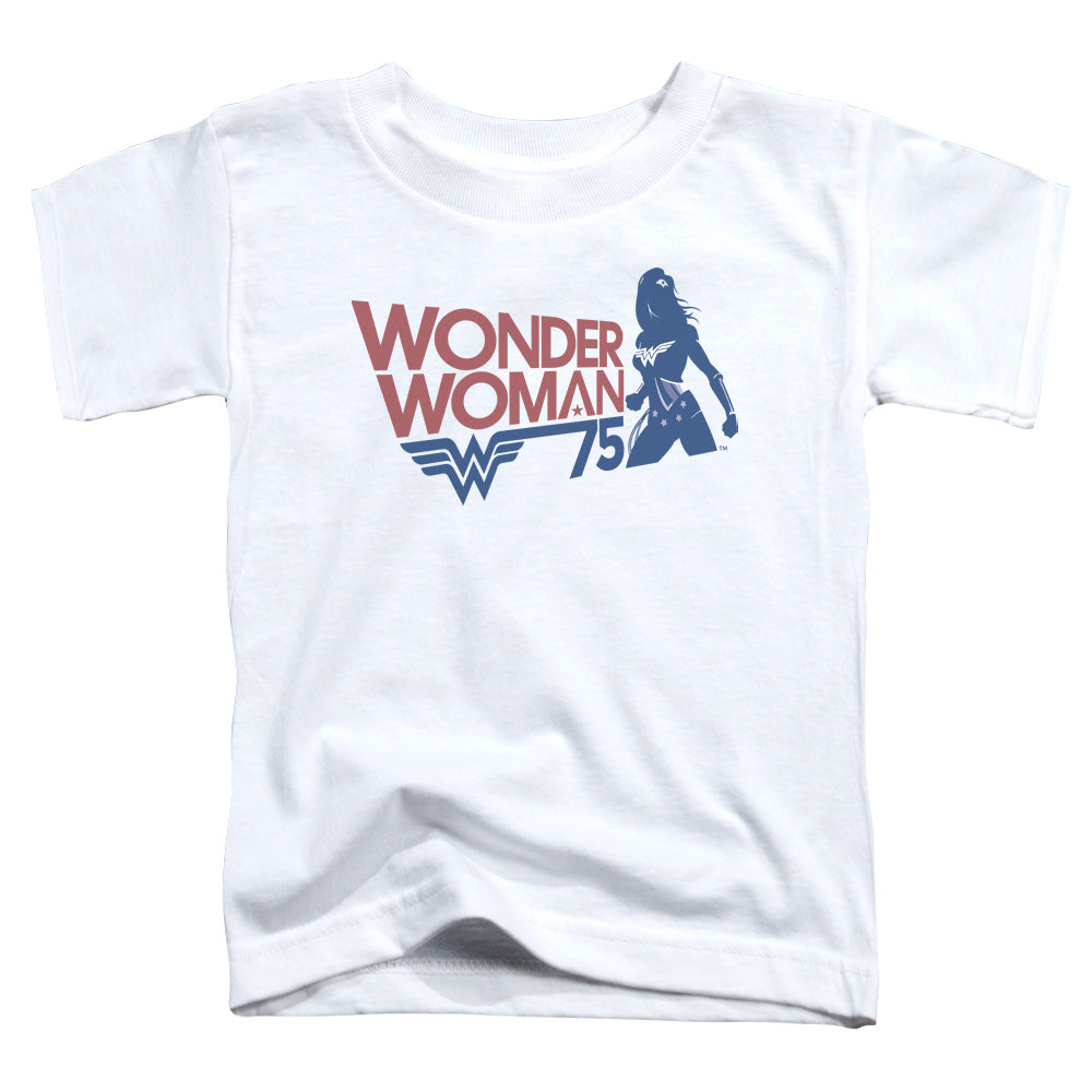 Wonder Woman Ww75 Silhouette Toddler Kids Youth T Shirt White