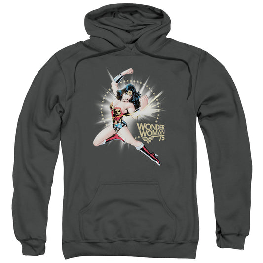 Wonder Woman Ww75 the Bracelets of Submission Mens Hoodie Charcoal