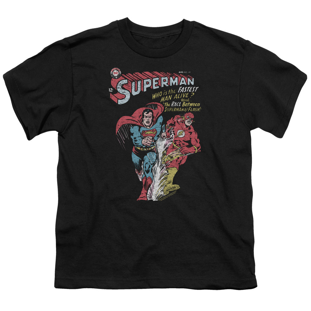 Justice League Fastest Kids Youth T Shirt Black