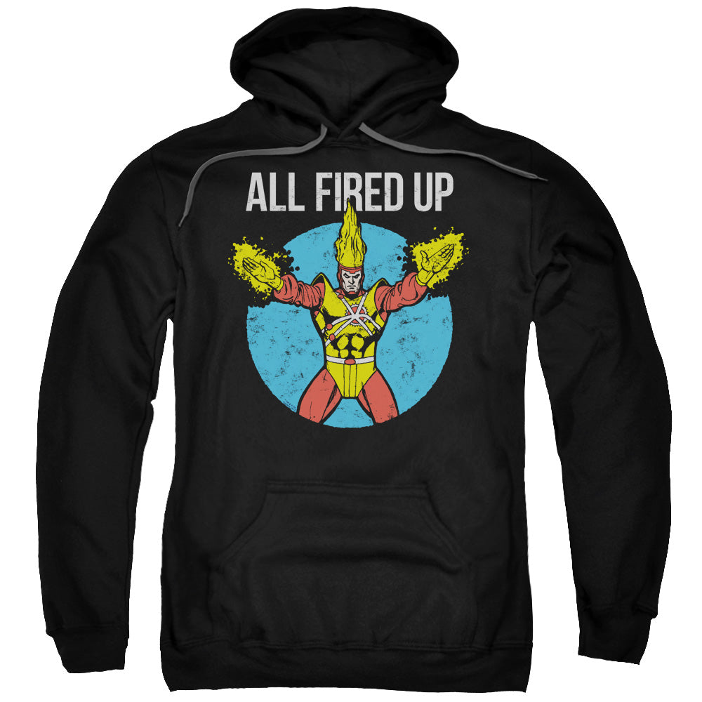 Justice League Firestorms Party Mens Hoodie Black