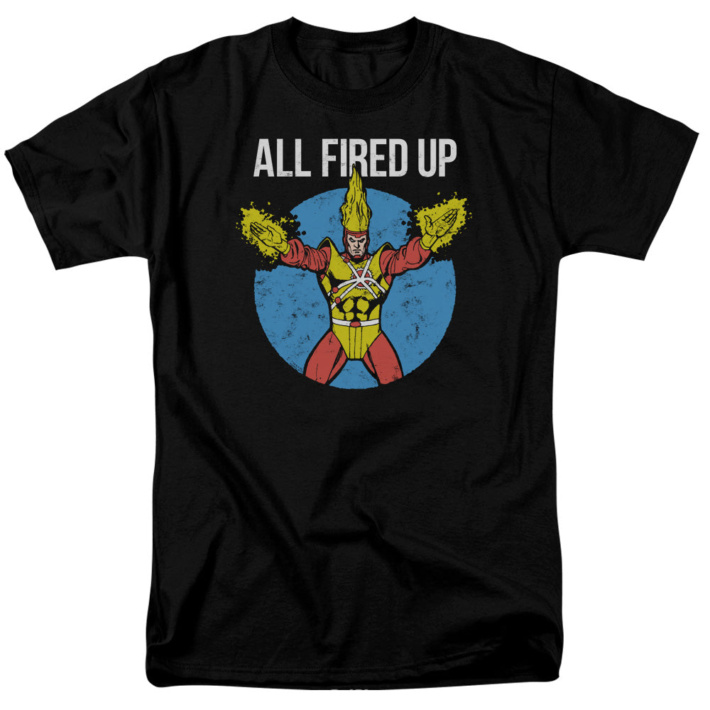 Jla Firestorms Party Mens T Shirt Black