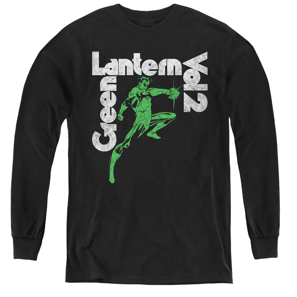 Green Lantern Green Lantern Vol 2 Long Sleeve Kids Youth T Shirt Black