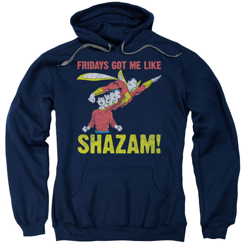 Justice League Fridays Got Me Like Mens Hoodie Navy Blue