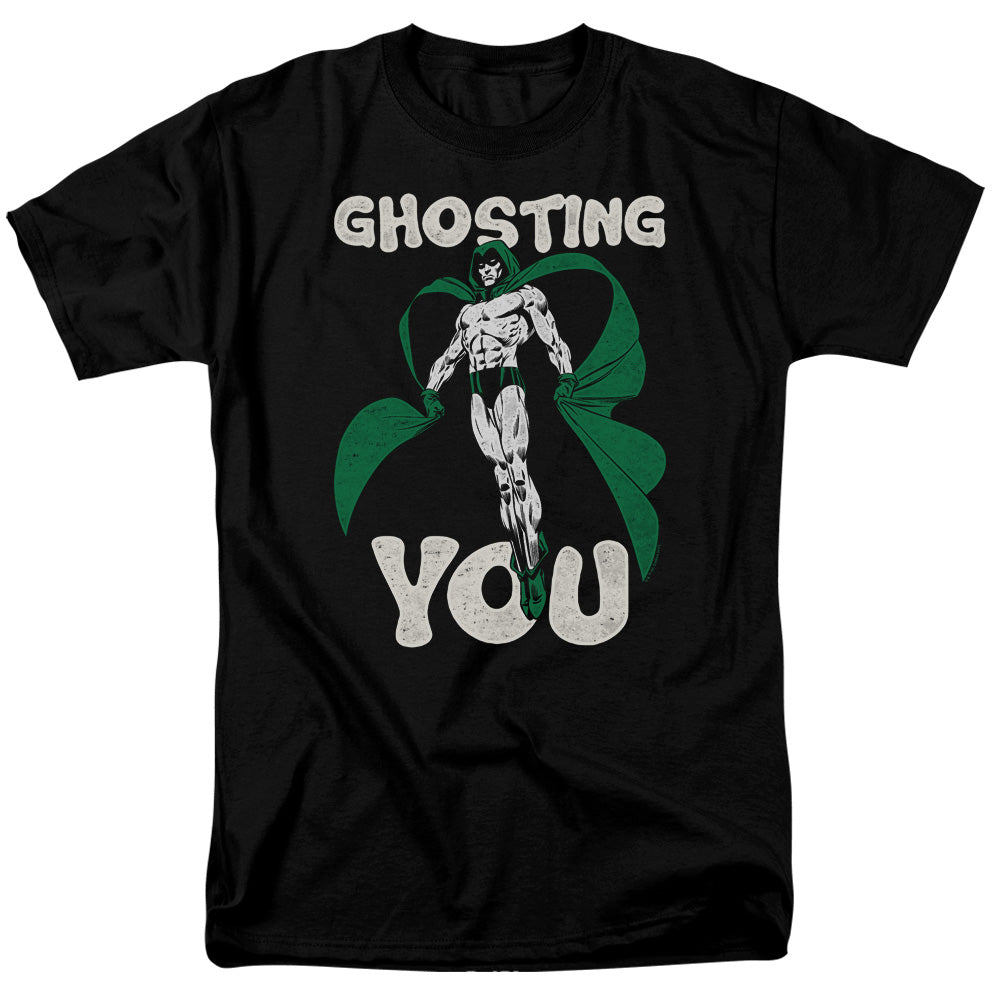 Justice League Ghosting Mens T Shirt Black