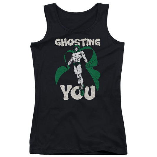 Justice League Ghosting Womens Tank Top Shirt Black