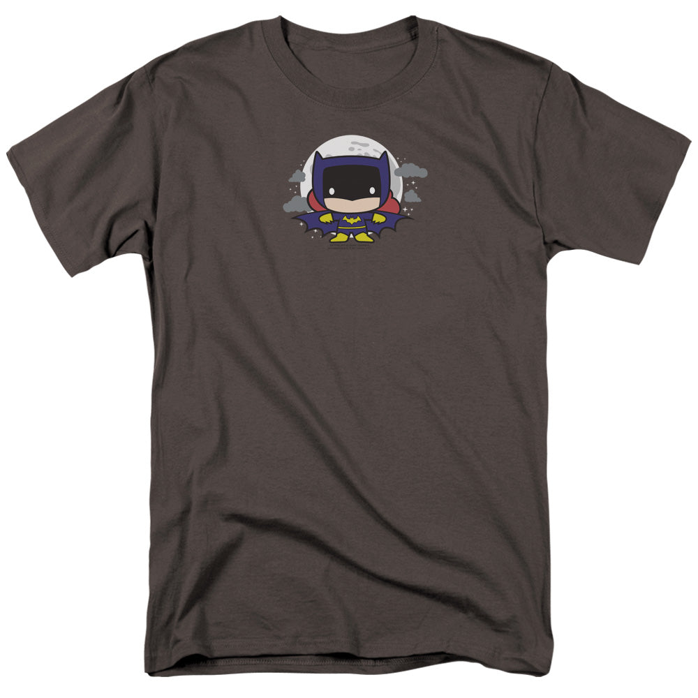 Justice League Batgirl Chibi Mens T Shirt Charcoal
