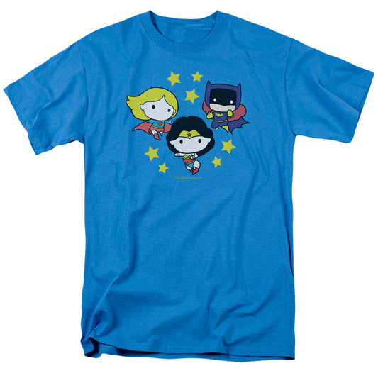Justice League Girl Power Mens T Shirt Turquoise