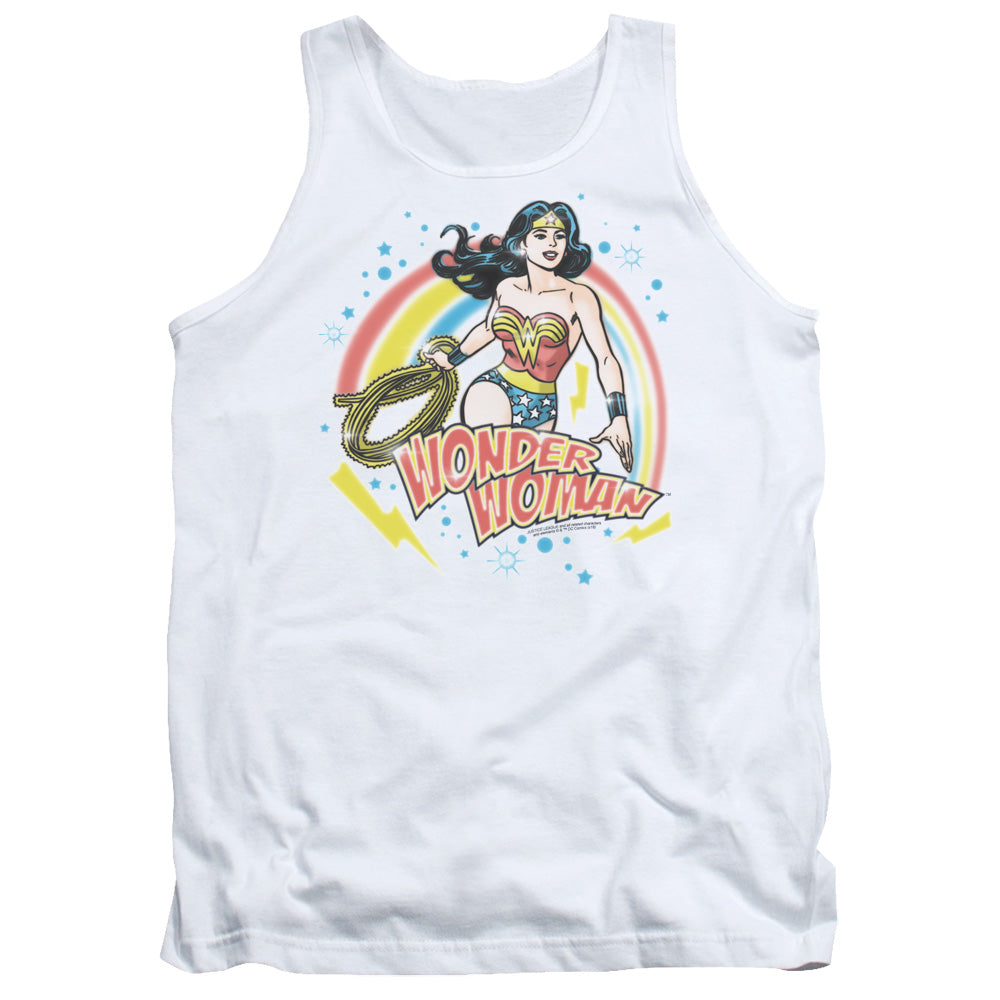 Wonder Woman Wonder Airbrush Mens Tank Top Shirt White