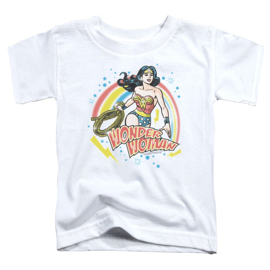 Wonder Woman Wonder Airbrush Toddler Kids Youth T Shirt White