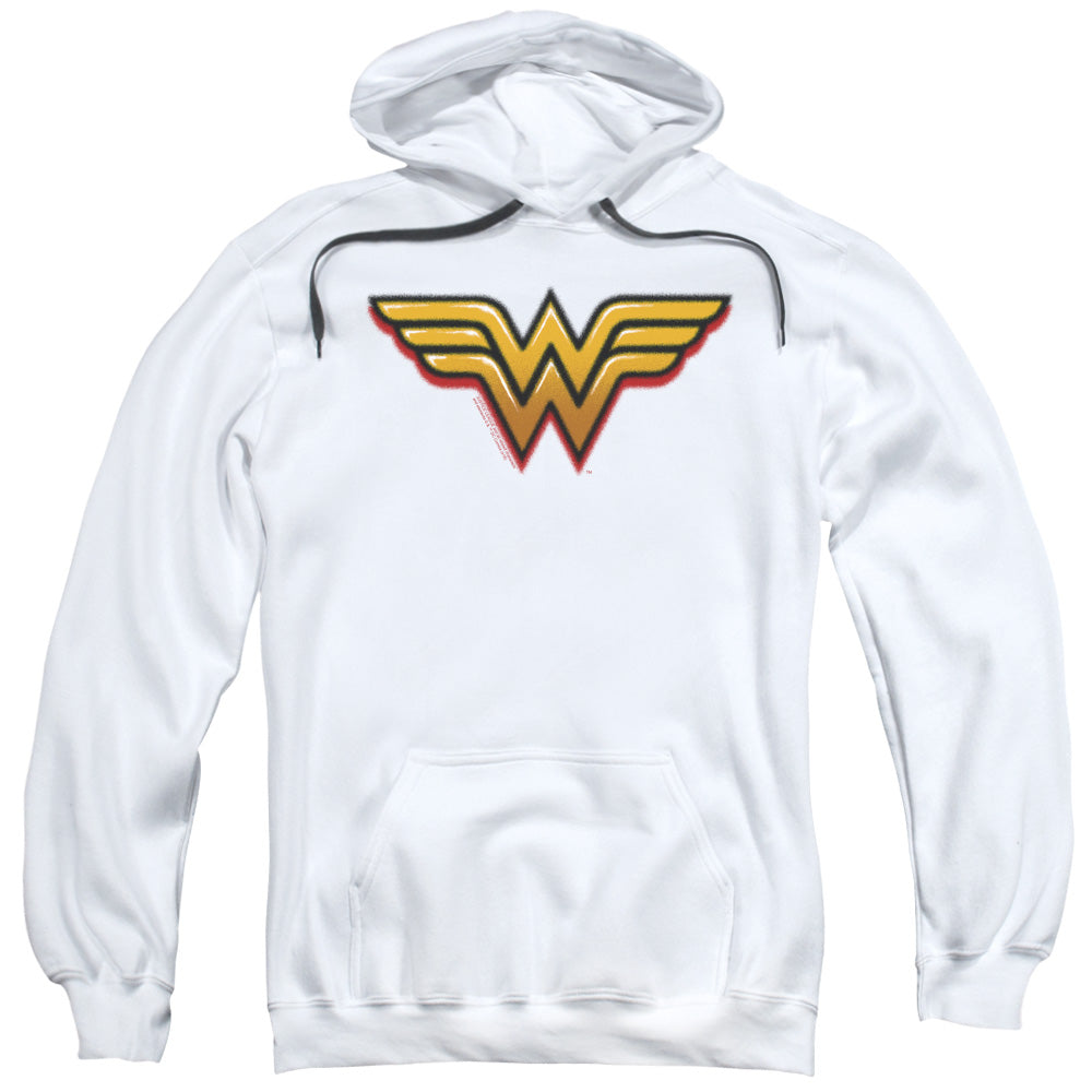 Wonder Woman Airbrush Ww Mens Hoodie White