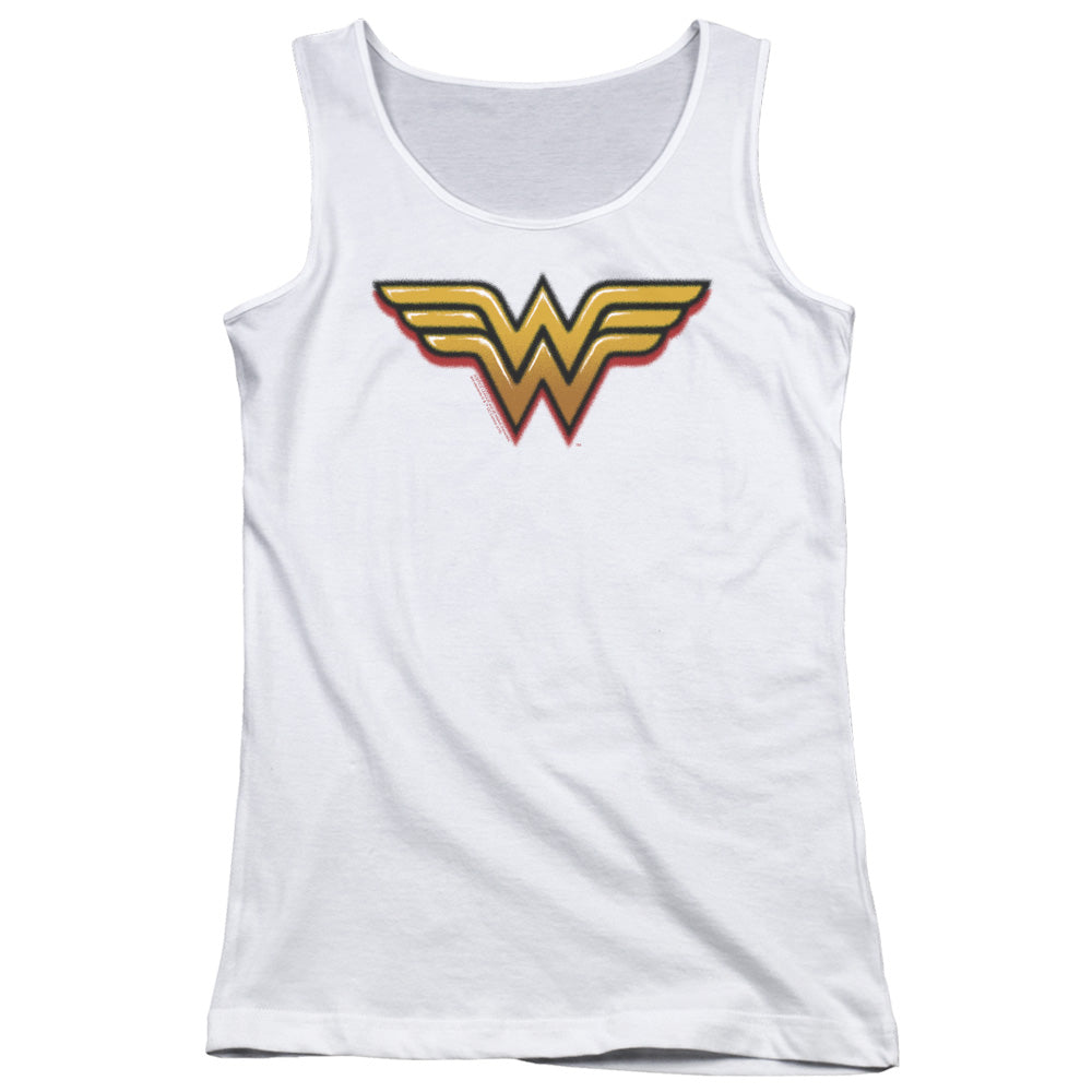 Wonder Woman Airbrush Ww Womens Tank Top Shirt White