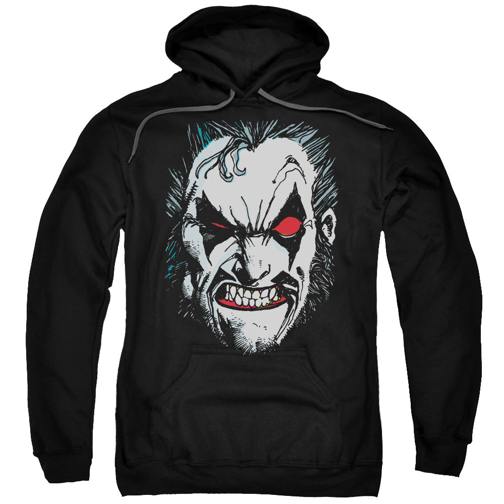 Justice League in Lo Face Mens Hoodie Black