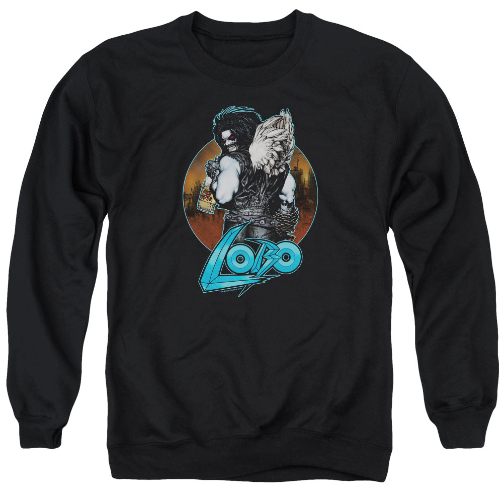 Justice League Gut Rot Mens Crewneck Sweatshirt Black