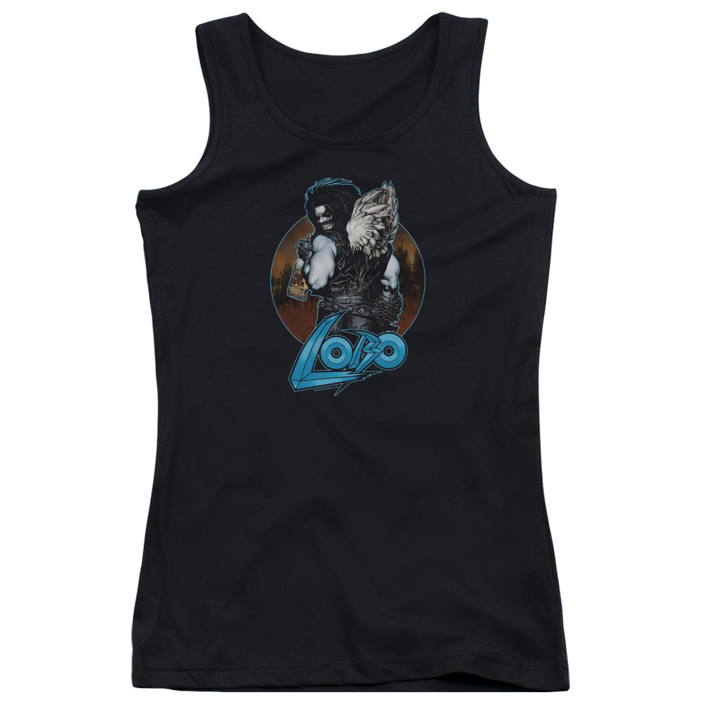 Justice League Gut Rot Womens Tank Top Shirt Black